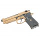 Страйкбольный пистолет WE Beretta M9A1 Rail Tan 6 мм, GBB, Gas WE-M009